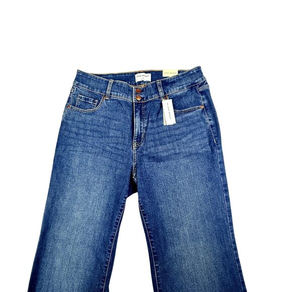 Lane Bryant Womens High-Rise Tighter Tummy Boot Jeans Size 16 Med. Wash - NWT - Picture 2 of 7